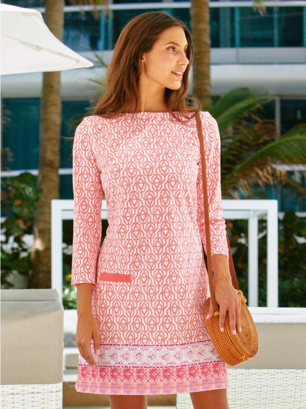 Cabana Life Shift Boat Neck Dress XL